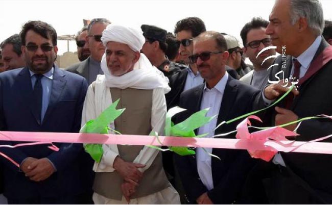 Ghani Inaugurates Phase 3 of Kamal Khan Dam